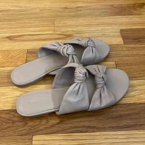 Mara&Mine Tan Knotted Sandals Size 8